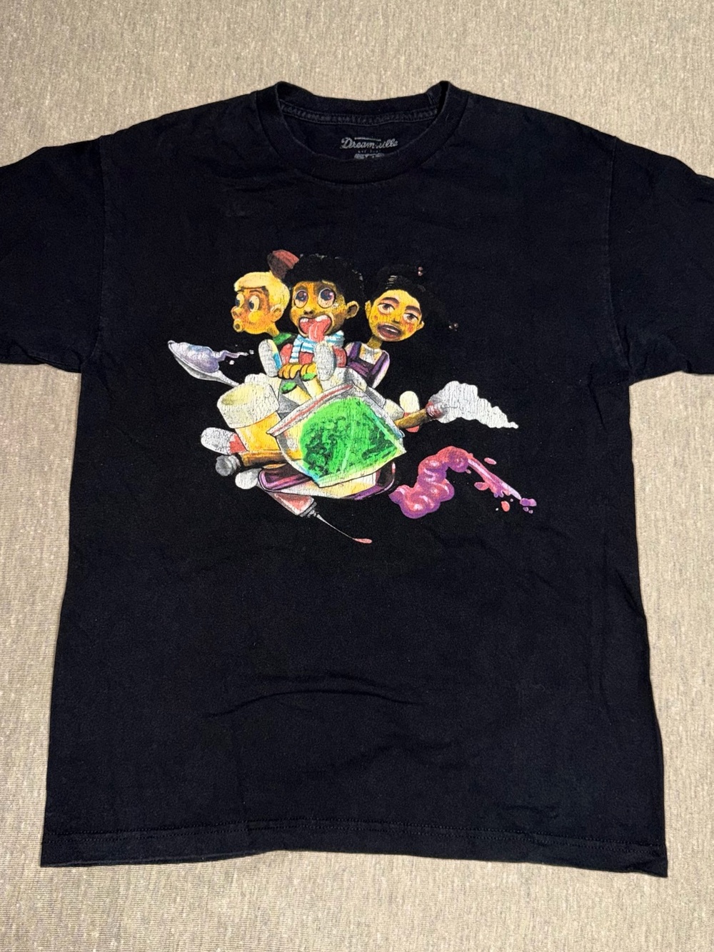 Y2K J Cole KOD Choose Wisely Tour 2018 Concert Graphic T Shirt Black Mens M